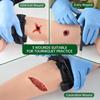 Arm Wound Packing Trainer,Hemorrhage Control Simulator with Electric Pump & Manual for Tourniquet Training, Stop The Bleed Practice Kit view 3