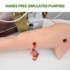 Arm Wound Packing Trainer,Hemorrhage Control Simulator with Electric Pump & Manual for Tourniquet Training, Stop The Bleed Practice Kit view 4