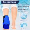 Ankle Ice Pack Wrap for Foot Heel Pain Relief and Swelling Reusable Gel Cold Hot Packs for Achilles Tendonitis Plantar Fasciitis Sprained Swollen Feet Surgery Recovery Sports Injury(Roya Blue,1pcs) view 4