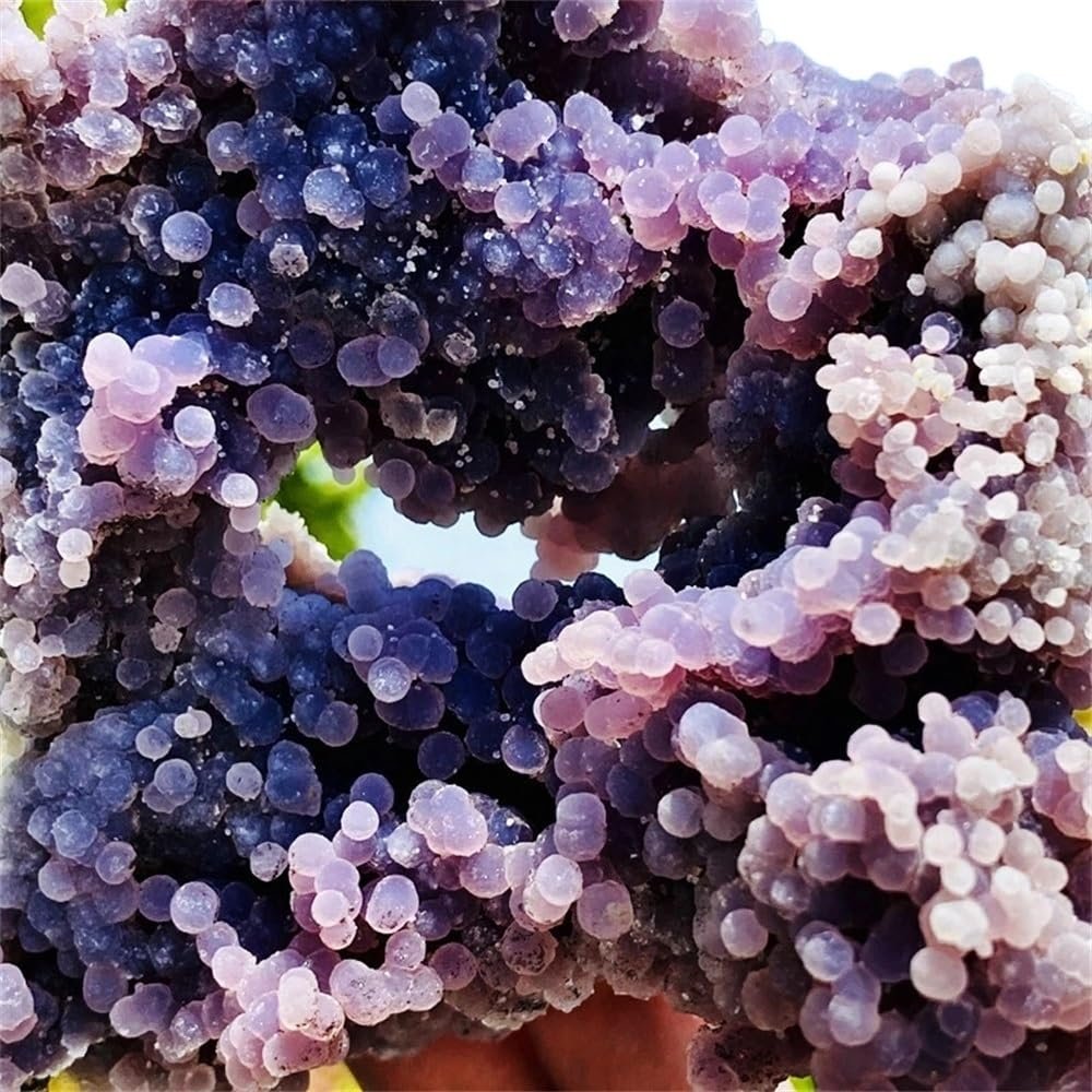 CEGQOXSH 1pc 80-110g Grape Agate Clusters Home And Office Decorations