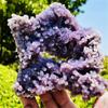 CEGQOXSH 1pc 80-110g Grape Agate Clusters Home And Office Decorations view 2