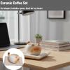 Calcipxx Cat Shaped Ceramic Coffee with and Spoon - Fun Cat Lover Gift for Tea or Coffee Enthusiasts view 2
