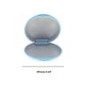 2 Pack Retainer Case, WINCUR Tight Closure Mouth Guard Box,Denture Retainer Container Case Storage Holder, Slim Orthodontic Aligner Case for Traveling(Blue-Without Mirror) view 2