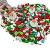 EPHVODI Christmas Sprinkles Edible Santa Claus and Christmas Reindeer Sprinkles for Cookie Decorating Holiday Baking Cupcake Cake Toppers Decoratings Supplies view 2