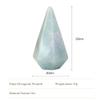 10PCS Aquamarine Crystal Point Tower Natural Blue Beryl Hexagonal Wand for Chakra Healing, Meditation, Energy Balance, Reiki Therapy, Stress Relief and Wellness Gift view 2