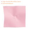 100 PCS Jewelry Cleaning Cloth,WINCUR Double-Sided Velvet Polishing Cloths Cleaning Wipes for Sterling Silver, Gold, Brass, Silverware, Coin, Ring, Watch and More Small Polish ClothPink view 4