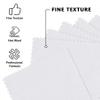 100 PCS Jewelry Cleaning Cloth,WINCUR Double-Sided Velvet Polishing Cloths Cleaning Wipes for Sterling Silver, Gold, Brass, Silverware, Coin, Ring, Watch and More Small Polish ClothWhite view 3