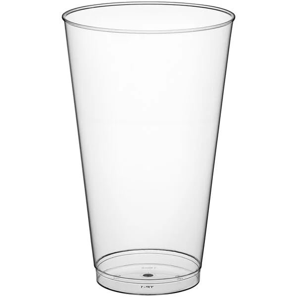 16 oz. Clear Disposable Plastic Tumbler - 500/Case