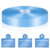 100 Yards 1 Inch Sky Blue Satin Ribbon, Solid Craft Fabric Ribbon for Christmas Gift Wrapping, Bows Making, Flower Bouquet, Wedding Party Decoration view 3