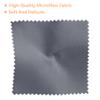 100 PCS Jewelry Cleaning Cloth,WINCUR Double-Sided Velvet Polishing Cloths Cleaning Wipes for Sterling Silver, Gold, Brass, Silverware, Coin, Ring, Watch and More Small Polish ClothGrey view 4