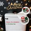 4PCS Christmas Toilet Buttons Pusher, Toilet Flusher Top Push Button for Women Long Nail Protect With Santa Claus Christmas Gloves Tree Gift, for Xmas Winter Party Favors Supplies-Christmas-4Pcs view 3
