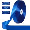 100 Yards 1 Inch Royal Blue Satin Ribbon, Solid Craft Fabric Ribbon for Christmas Gift Wrapping, Bows Making, Flower Bouquet, Wedding Party Decoration view 2