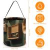 Halloween Candy Tote Bag - Vintage Wall of Radio Boombox Trick Or Treat Bucket with Handles, Pumpkin Party Favor Basket view 2