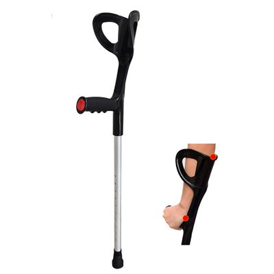 10 Levels of Height Adjustable Forearm Crutches,Crutches for Walking with Arm Support,Crutches for Adults with Rubber Handles,Comfortable Grip and Wear-Resistant, Mobility Accessories It's so