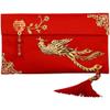 Red Envelope Lucky Money Bag, Texture Silk Visiting Relatives New Year Red Envelope for Chinese Spring Festival Hongbao view 1