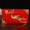 Red Envelope Lucky Money Bag, Texture Silk Visiting Relatives New Year Red Envelope for Chinese Spring Festival Hongbao view 2