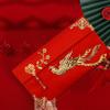 Red Envelope Lucky Money Bag, Texture Silk Visiting Relatives New Year Red Envelope for Chinese Spring Festival Hongbao view 3