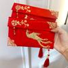 Red Envelope Lucky Money Bag, Texture Silk Visiting Relatives New Year Red Envelope for Chinese Spring Festival Hongbao view 4