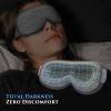 Weighted Eye Mask Cover for Sleeping - Eye Masks for Sleep with Adjustable Strap, Lash Extension Eye Covers for Women Men, 3D Contoured, Plane Travel Essentials, Blindfold for Meditation view 2