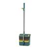 JBNCRYGD Commercial Broom and Dustpan Set,Long Handle Broom and Dustpan Set,Upright Dust Pan Combo for Home, Kitchen, Room, Office, Lobby Floor Use Without Bending,A view 1