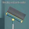 JBNCRYGD Commercial Broom and Dustpan Set,Long Handle Broom and Dustpan Set,Upright Dust Pan Combo for Home, Kitchen, Room, Office, Lobby Floor Use Without Bending,A view 3