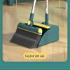 JBNCRYGD Commercial Broom and Dustpan Set,Long Handle Broom and Dustpan Set,Upright Dust Pan Combo for Home, Kitchen, Room, Office, Lobby Floor Use Without Bending,A view 4