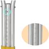 Crutches for Adults Underarm Portable Underarm Crutches Telescopic Adjustable Height Nonslip Aluminum Fractures Walking Stick for Disabled People Great for Travel or Work (Yellow 1 Learned view 4