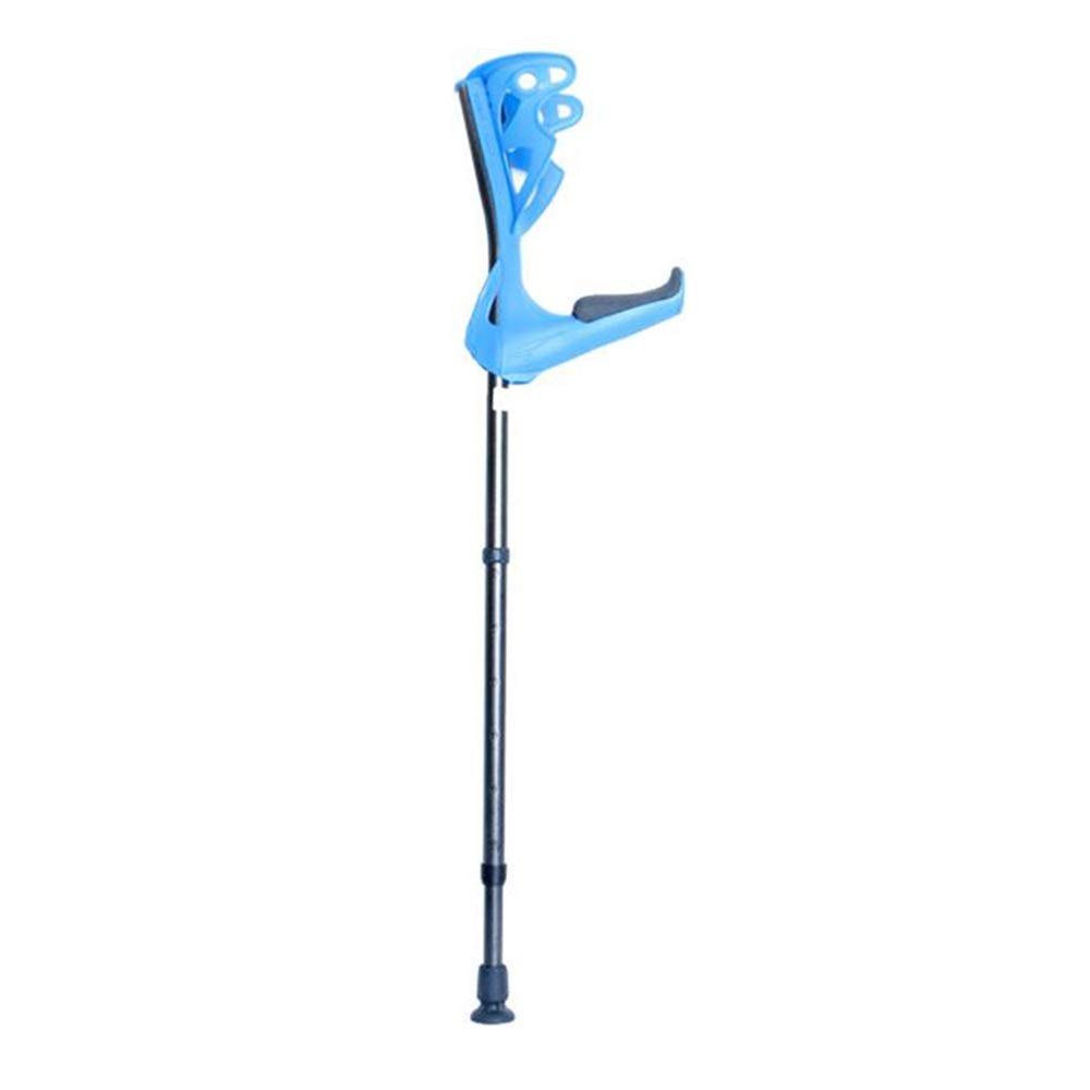 PUCNHZYNW Cane Height Adjustable Elbow Walking Crutches, Light Easy Carry Aluminum Alloy Forearm Crutch, for Men/Women Open Cuff Crutches with Comfort Grip,Red Learned