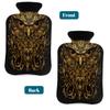 Ethnic Boho Owl Bird Hot Water Bottle with Cover, 2L PVC Hot Water Bag with Soft Cover, Reusable Heating Pad for Pain Relief Warm Hands Waist Abdomen Feet & Bed view 4