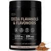 High Flavanol Cocoa Powder 10X More Flavanols | 1200mg Cocoa Flavanols & Flavonoids Heart Health, Nitric Oxide, Boost Energy & Endurance | Zero Sugar, 30 Servings view 1