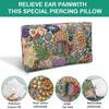 BVOKQUC Ear Piercing Pillow for Side Sleepers Pillows with Ear Holes and Washable Cover CNH Pain Relief Pressure Sores Pillow with Hole in Center view 3