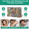 BVOKQUC Ear Piercing Pillow for Side Sleepers Pillows with Ear Holes and Washable Cover CNH Pain Relief Pressure Sores Pillow with Hole in Center view 4
