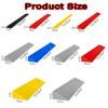 Non-Slip Rubber Wheelchair Ramp - 1 to 4 Inch Rise - Portable Threshold Mat for Home Steps, Doorways, and Outdoor Use(Red,H 0.39IN) view 3