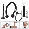 8Pcs Portable Equipment, DIY Pulley Rope Exercise Kit, Arm Strength Training Triceps Workout, 2M Steel Rope with Rotating Pulley, for Home Gym Workout view 3