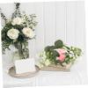 ETHZZLE Artificial Eucalyptus Candle Ring with Gypsophila and Green Leaves Pillar Candle Wreath Centerpiece for Dining Table Reusable Tear-Resistant Spring Home and Holiday Decor view 3