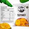 am Bites Plantain Strips 60g Snack Strips | 6 Bags Snack Size | Crunchy Tostones Salty Snack Made from Green Plantains | Healthy Chips Snack Food | Vegan & Gluten-Free view 2