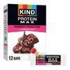 KIND Protein MAX Bars, Raspberry Cocoa Crisp, Gluten Free, Low Sugar, High Fiber Snacks, 20g Protein, 12 Count view 1