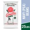 Camellia Brand Dried Navy (Pea) Beans Premium White Beans for Southern-Style Baked Beans, Soups, Stews, and Healthy Vegetarian Meals Non-GMO, Gluten-Free (25 lb, Navy) view 2