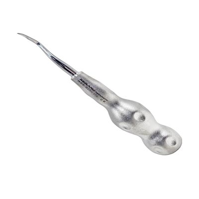REDLAND Dental Heidbrink Root Tip Pick Elevator, Silver Diamond Coated Handle, Dowell Type (Heidbrink 1)