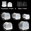 10 Pairs High Heel Protectors, 5 Sizes Heel Stoppers and Repair Cap, 20 Pcs Anti-slip Heel Covers for High Heels view 2