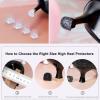 10 Pairs High Heel Protectors, 5 Sizes Heel Stoppers and Repair Cap, 20 Pcs Anti-slip Heel Covers for High Heels view 4