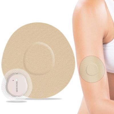 35 Pack Adhesive Patches Pre-Cut for Stelo G7 Enlite CGM Sweatproof Cover for Continuous Glucose Monitor Sensor Stays Secure for 10-15 Days CGM Sensor Patches Non-Glue Central Full Coverage Sticks