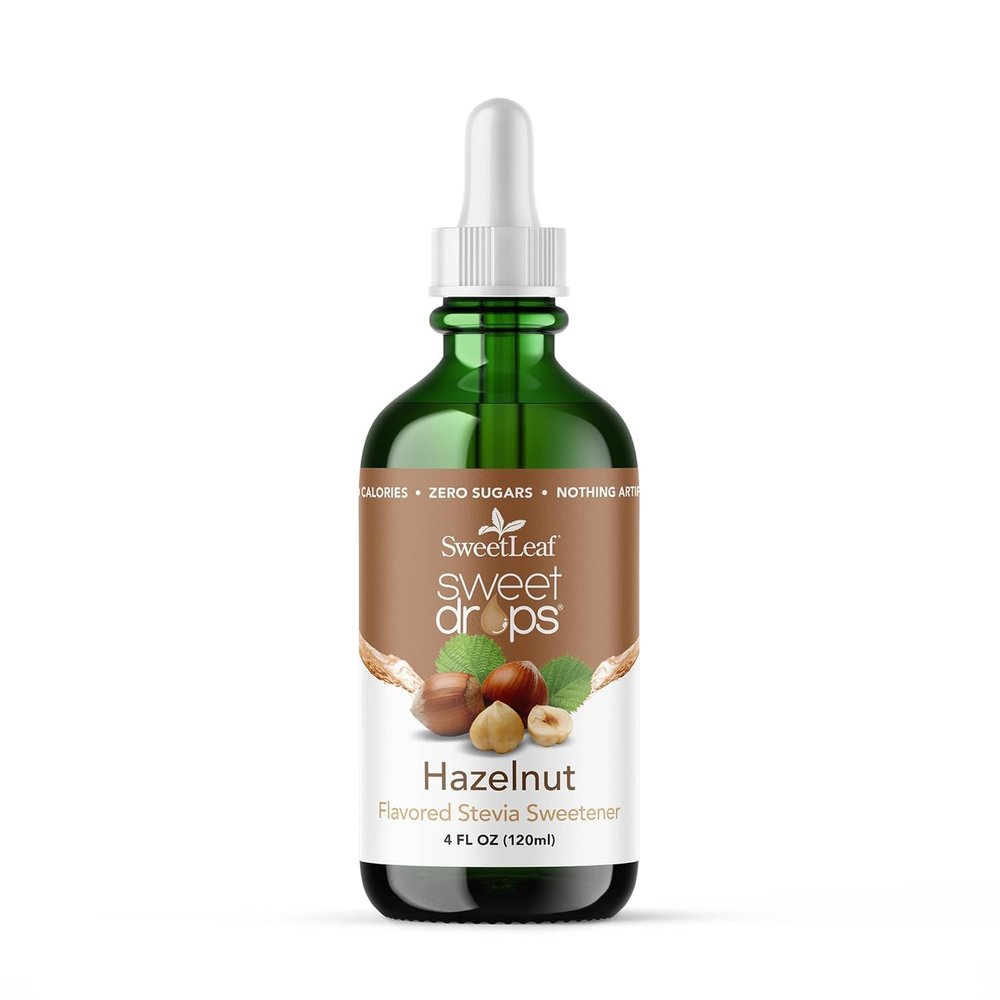 SweetLeaf Stevia Drops Liquid Sweetener, Hazelnut - 4 Fl Oz