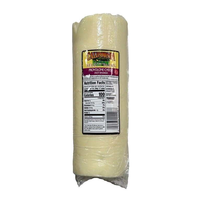 California Select Farms Mild Provolone Cheese, 6 lb avg wt