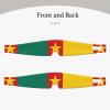 Flag of Cameroon Sleep Eye Mask for Women Men Blocking Light Travel Blindfold 2 in 1 Ear Mask and Blindfold view 2