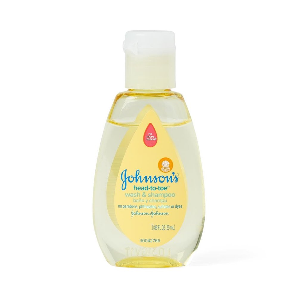 Baby Head-to-Toe Wash & Shampoo 0.85 oz Gentle Tear-Free Baby Body Wash (Pack of 5)