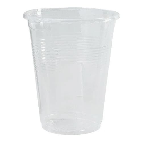 12 oz Transparent Plastic Cup Clear Disposable Drinking Cups for Cold Beverages, Juices, Sodas, Cocktails, Parties, Events, Catering, and Everyday Use (240)