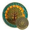 10 Year Tree of Life Sobriety Coin - Set Aside Prayer AA Medallion, Premium Recovery Token for Anniversaries, Sponsor & Sponsee Gifts, Ten Years Sober Milestone Chip for Women and Men view 1