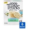 Good Thins Savory Herb Rice Snacks Gluten Free Crackers, Bulk Snack Crackers, 6-3.5 oz Boxes view 3