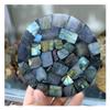VUQLDHAYZ 1pcs 10-12cm Pull Feldspar Quartz Crystal Disc Blue Moonlight Stone view 3